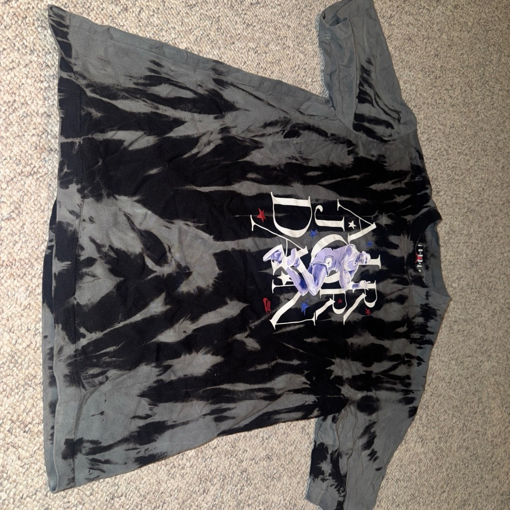 CLASSIC Michael Jordan Jump Man AOP Black T Shirt Size Small